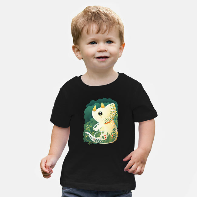 Triceratop-baby basic tee-Vallina84