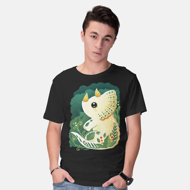 Triceratop-mens basic tee-Vallina84