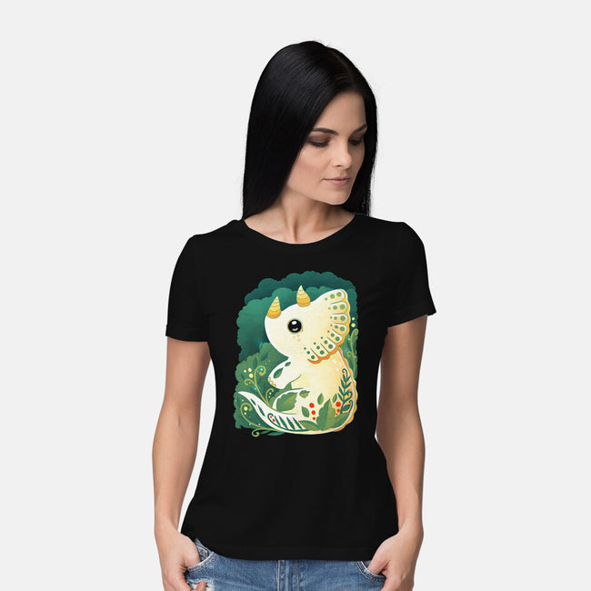 Triceratop-womens basic tee-Vallina84