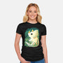 Triceratop-womens fitted tee-Vallina84