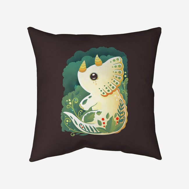 Triceratop-none removable cover w insert throw pillow-Vallina84