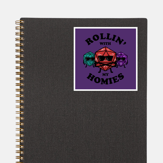 Rollin’-none glossy sticker-zachterrelldraws
