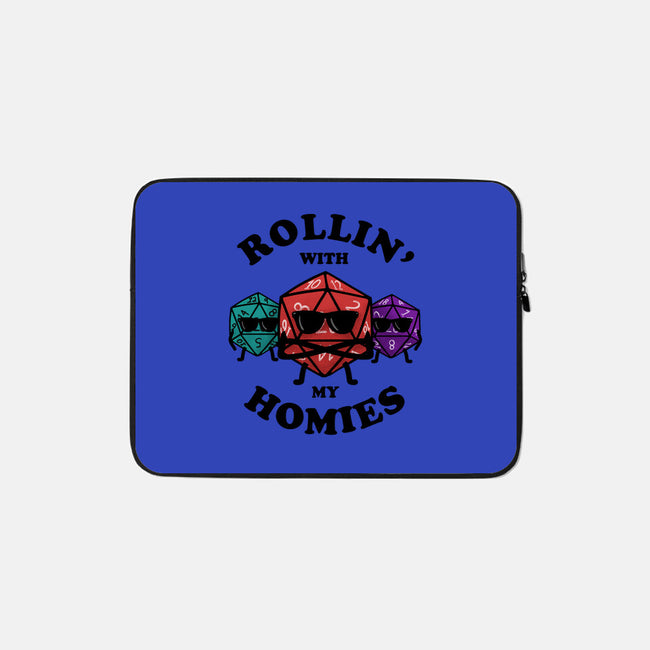 Rollin’-none zippered laptop sleeve-zachterrelldraws