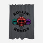 Rollin’-none polyester shower curtain-zachterrelldraws