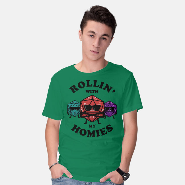 Rollin’-mens basic tee-zachterrelldraws
