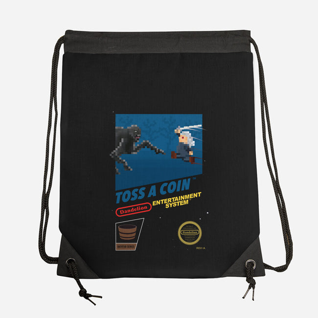 Witcher NES Blackbox-none drawstring bag-Crown&Thistle
