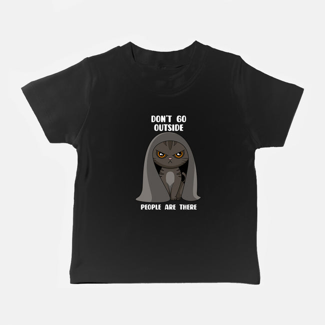 Don't Go Outside-baby basic tee-rocketman_art