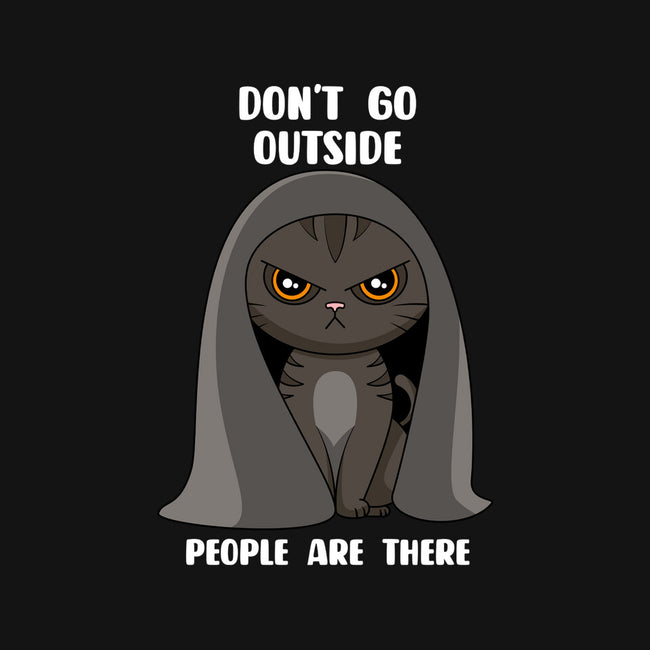 Don't Go Outside-womens basic tee-rocketman_art