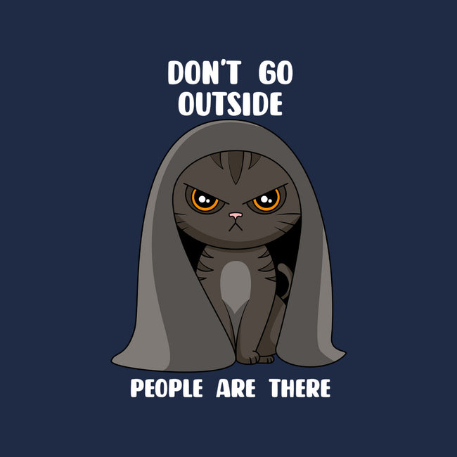 Don't Go Outside-womens basic tee-rocketman_art