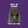 Don't Go Outside-none polyester shower curtain-rocketman_art