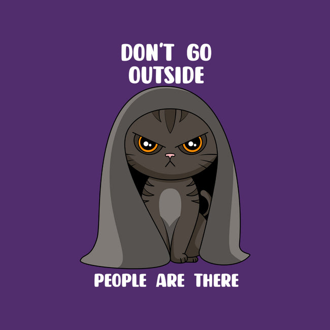 Don't Go Outside-womens racerback tank-rocketman_art