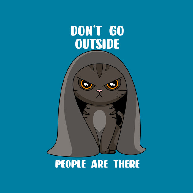 Don't Go Outside-womens basic tee-rocketman_art