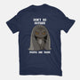Don't Go Outside-womens basic tee-rocketman_art
