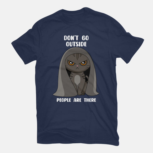 Don't Go Outside-unisex basic tee-rocketman_art