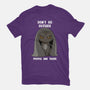 Don't Go Outside-womens basic tee-rocketman_art