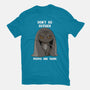 Don't Go Outside-womens basic tee-rocketman_art