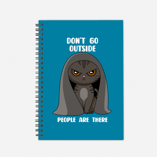Don't Go Outside-none dot grid notebook-rocketman_art