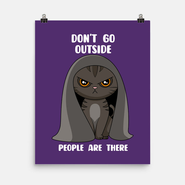 Don't Go Outside-none matte poster-rocketman_art