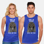 Don't Go Outside-unisex basic tank-rocketman_art