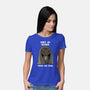 Don't Go Outside-womens basic tee-rocketman_art