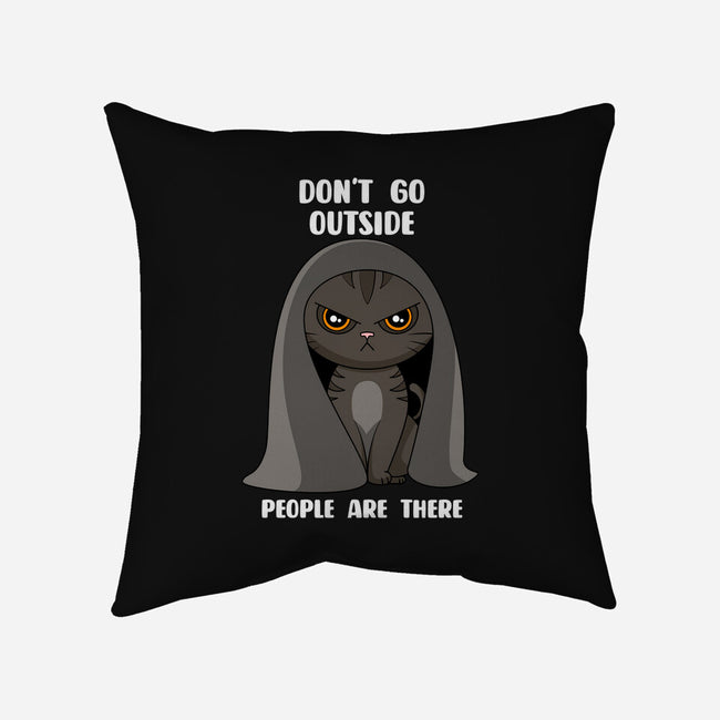 Don't Go Outside-none non-removable cover w insert throw pillow-rocketman_art