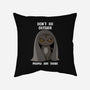 Don't Go Outside-none removable cover w insert throw pillow-rocketman_art