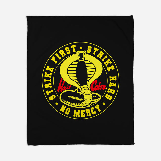 Hail Cobra Kai!-none fleece blanket-Feilan