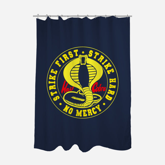 Hail Cobra Kai!-none polyester shower curtain-Feilan