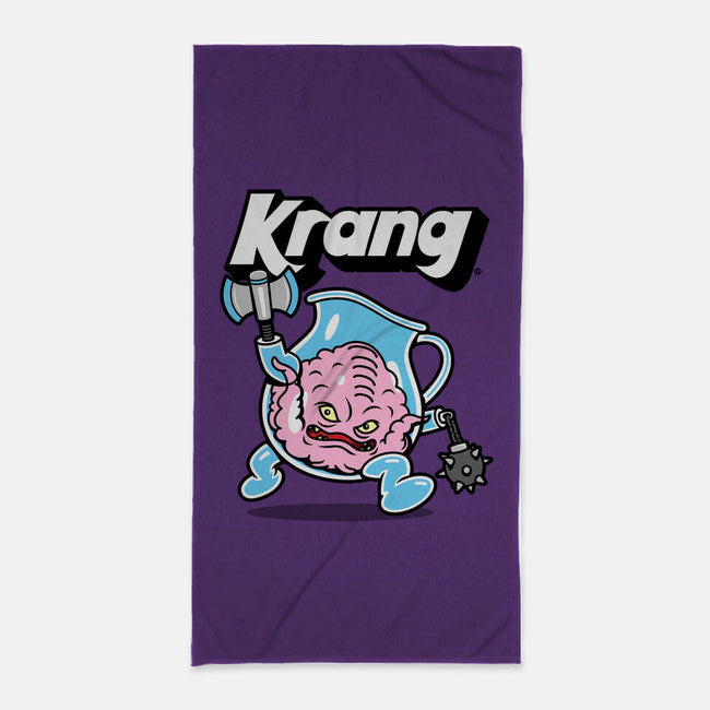 Krang-Aid-none beach towel-Boggs Nicolas