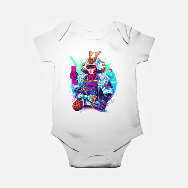 Winter Samurai-baby basic onesie-Bruno Mota