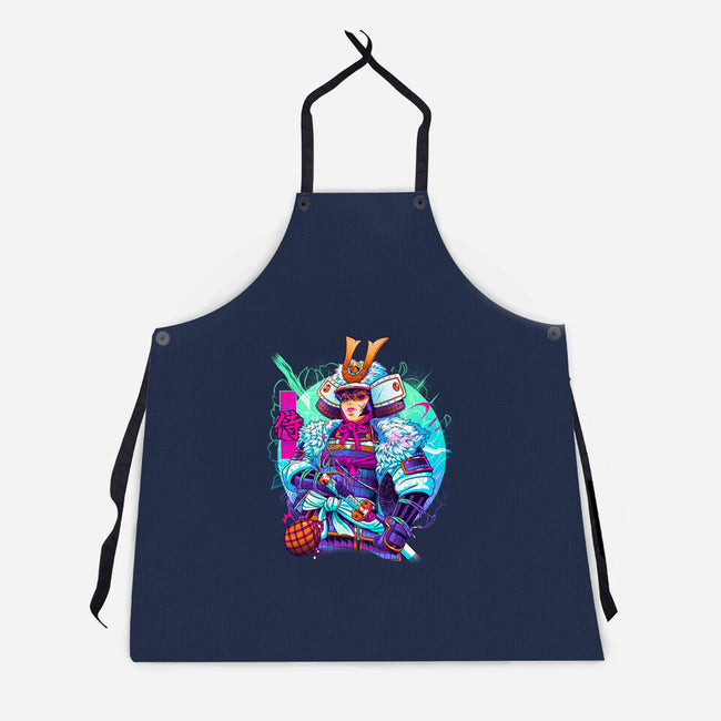 Winter Samurai-unisex kitchen apron-Bruno Mota
