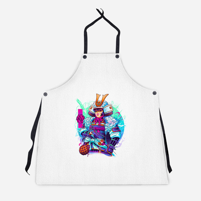 Winter Samurai-unisex kitchen apron-Bruno Mota