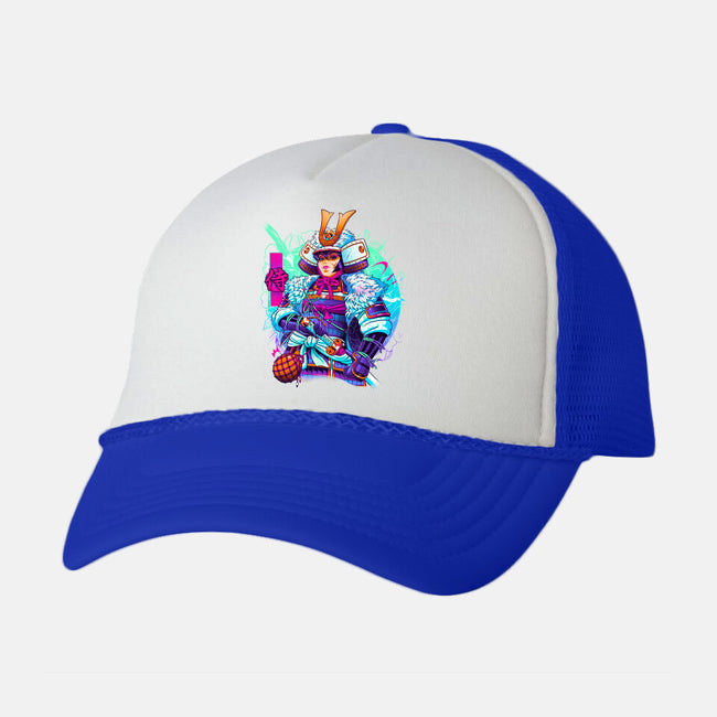 Winter Samurai-unisex trucker hat-Bruno Mota