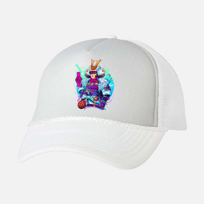 Winter Samurai-unisex trucker hat-Bruno Mota