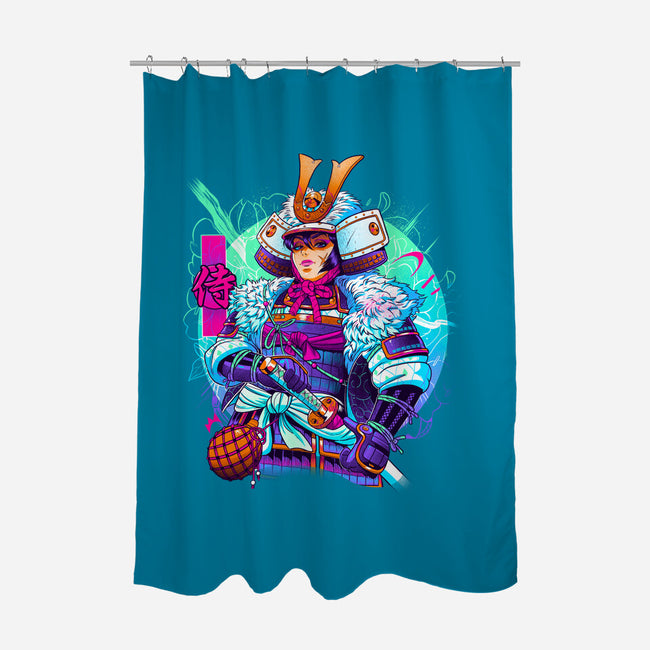 Winter Samurai-none polyester shower curtain-Bruno Mota