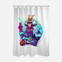 Winter Samurai-none polyester shower curtain-Bruno Mota