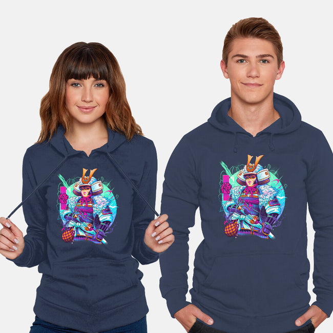 Winter Samurai-unisex pullover sweatshirt-Bruno Mota