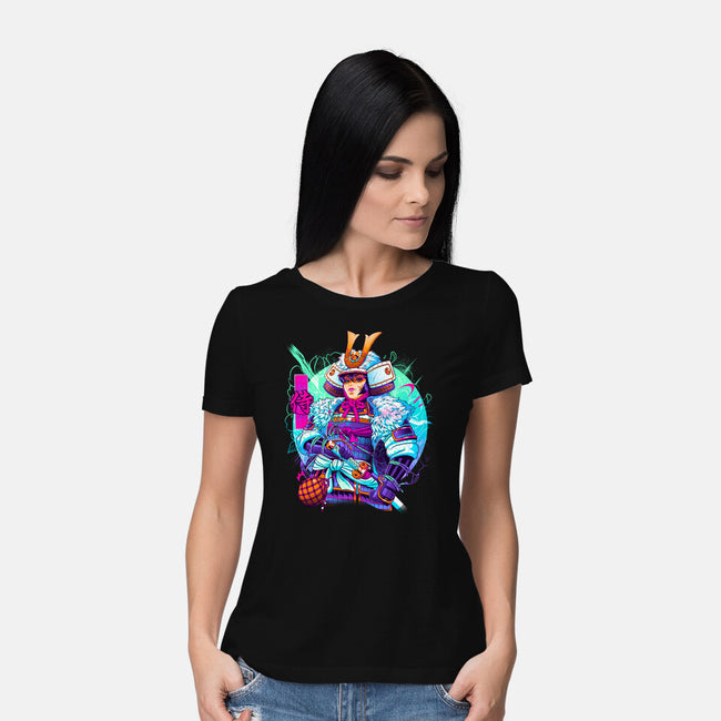Winter Samurai-womens basic tee-Bruno Mota
