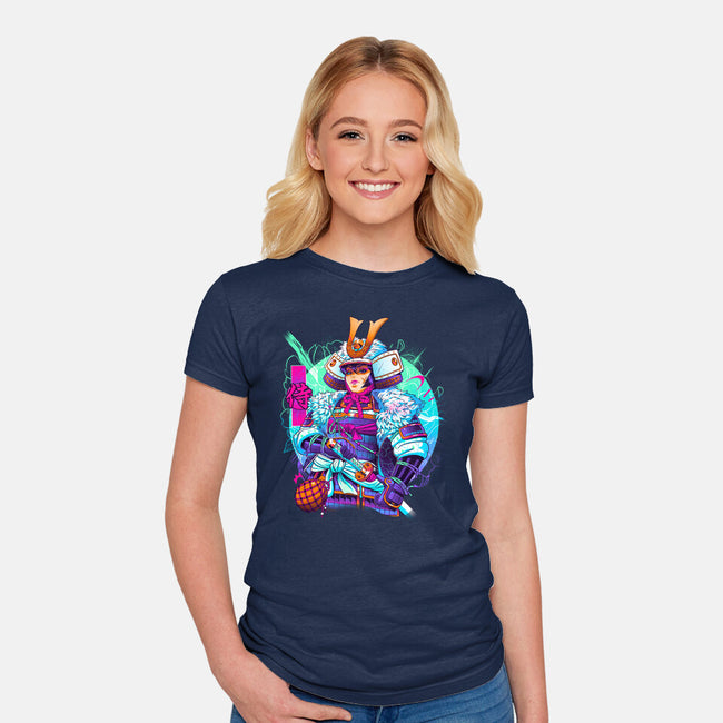 Winter Samurai-womens fitted tee-Bruno Mota