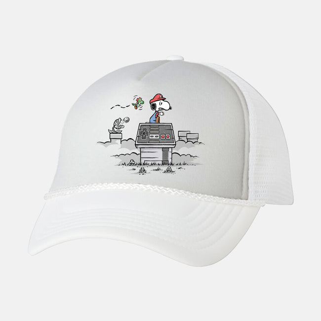 Retro Gaming Ace-unisex trucker hat-kg07