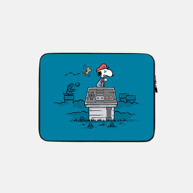 Retro Gaming Ace-none zippered laptop sleeve-kg07