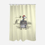 Retro Gaming Ace-none polyester shower curtain-kg07