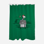 Retro Gaming Ace-none polyester shower curtain-kg07