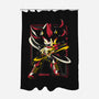Ultimate Life Form-none polyester shower curtain-Gazo1a
