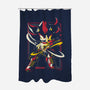 Ultimate Life Form-none polyester shower curtain-Gazo1a