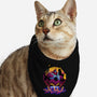 Retro Neon Genesis-cat bandana pet collar-Odin Campoy