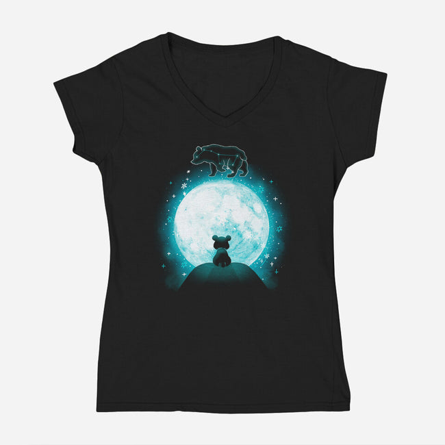Ursa Major-womens v-neck tee-Vallina84