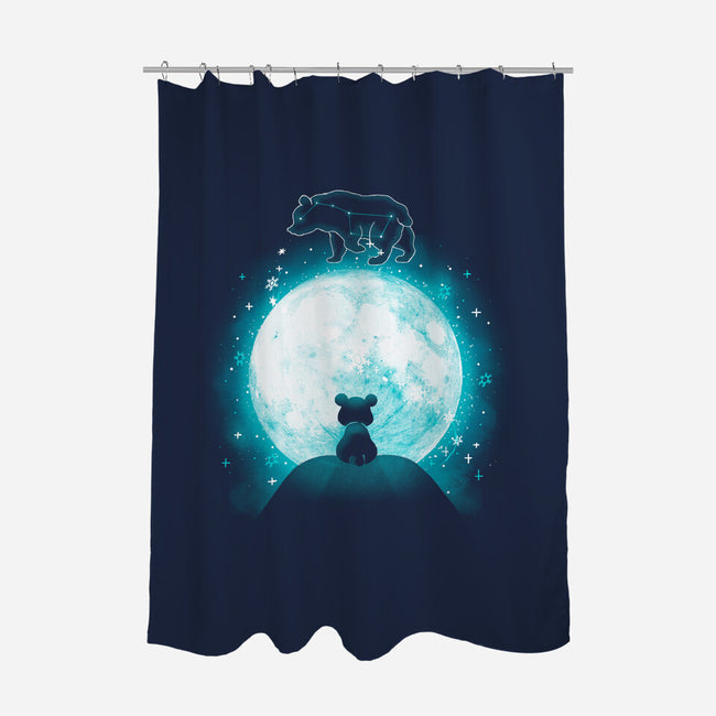 Ursa Major-none polyester shower curtain-Vallina84