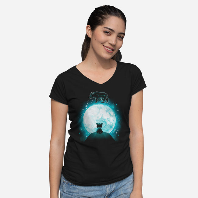 Ursa Major-womens v-neck tee-Vallina84