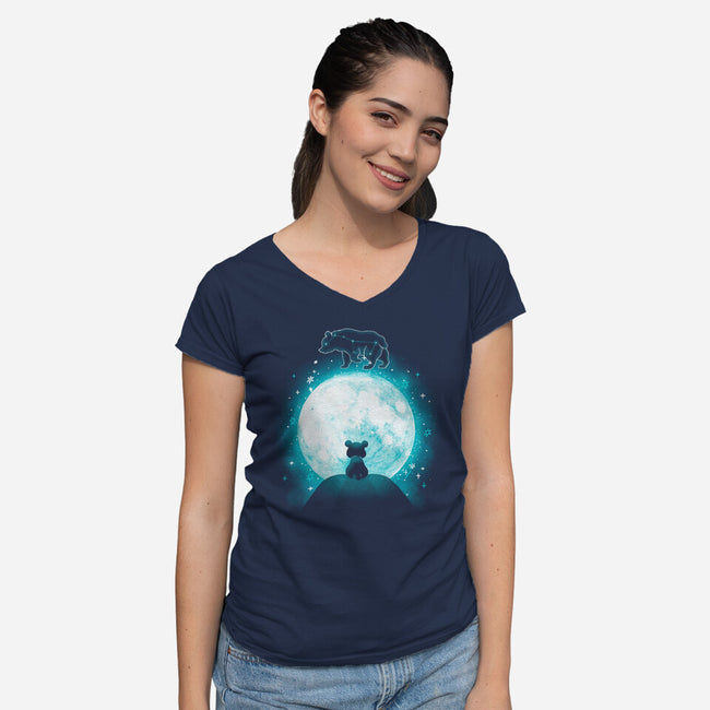 Ursa Major-womens v-neck tee-Vallina84